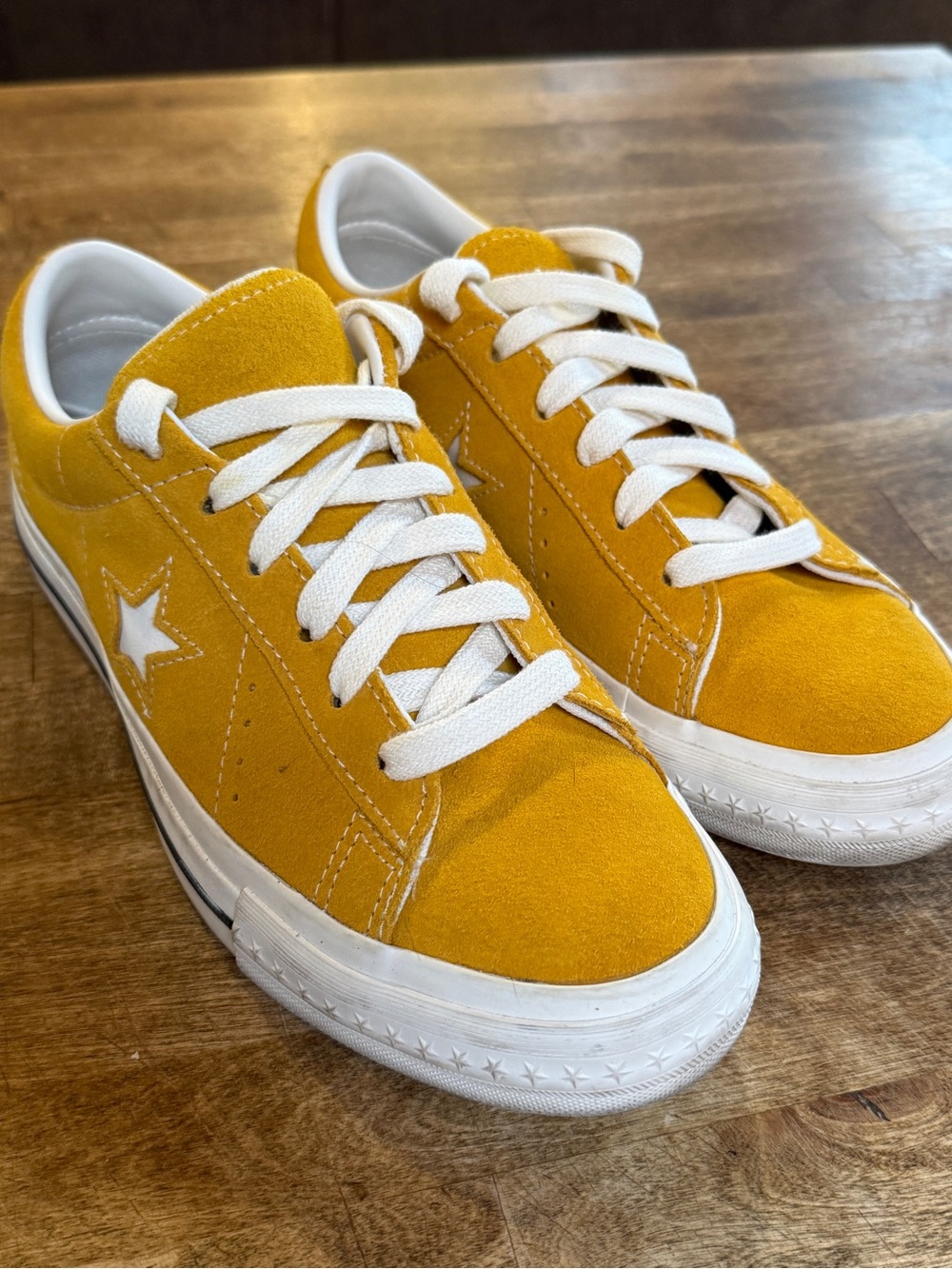 One Star 95 Casual Sneakers In gold yellow color women size 7.5 / men size 6 - Picture 3 of 11